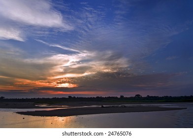 Napo River In Ecuador's Amazon Basin