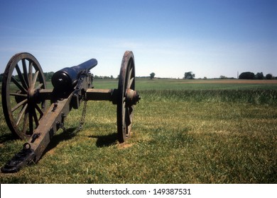 Napoleon, 12 Lb Cannon, Confederate Lines, Civil War Battlefield,Gettysburg National Battlefield Park,Pennsylvania 