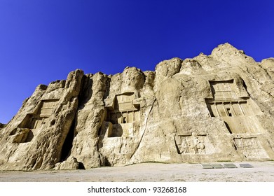 Naqsh-e Rustam in Iran. It is located about 12 km northwest of Persepolis.
