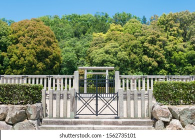 Nara, Japan - Mar 23 2019- Mausoleum Of Empress Jingu In Nara, Japan. She Was The Wife Of The 14th Emperor Of Japan.