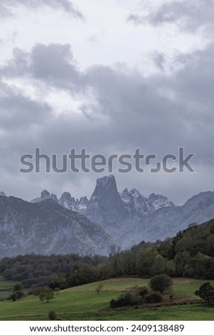 The Naranjo de Bulnes (known as Picu Urriellu in Asturian) is a limestone peak dating from the Paleozoic Era, located in the Macizo Central region of the Picos de Europa, Asturias (Spain). 