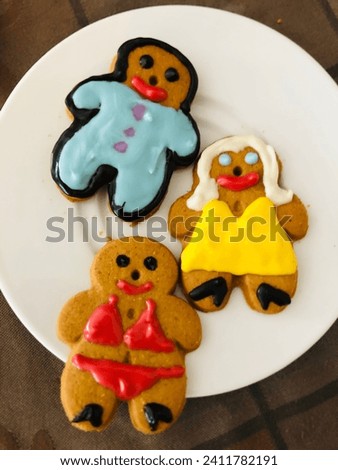 Boże Narodzenie świąteczne ciasteczka na choinkę dekorowane ciastka lukrem Zdjęcia stock © 