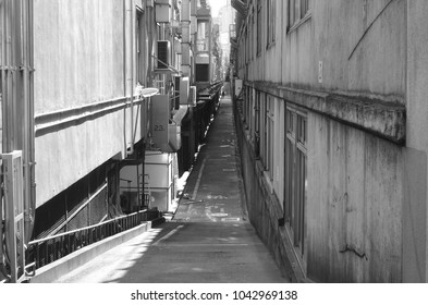 Narrow Alley In Ginza Yurakucho Tokyo            