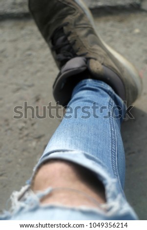 Similar – Image, Stock Photo just sit back and relax