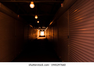narrow path with light at the end