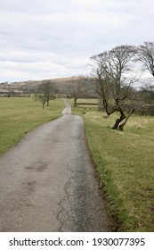 A Narrow Road In The Lancashire Countryside