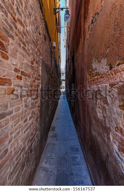 Narrow Road Venice Italy Stock Photo Edit Now