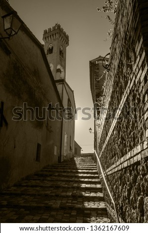 Similar – Image, Stock Photo ) Small Town Old town