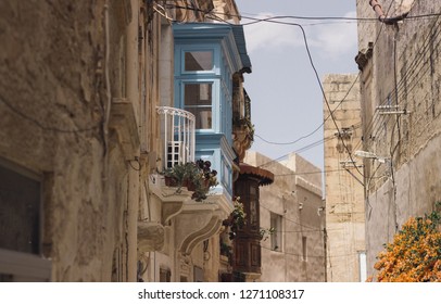 Narrow streets in Malta