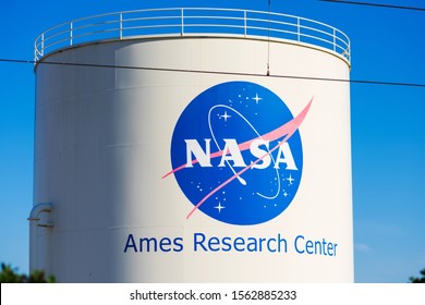 NASA Ames Research Center. Ames Research Center Is A Major NASA Research Center At Moffett Federal Airfield In Silicon Valley - Mountain View, CA, USA - 2019