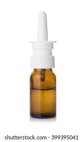 Nasal spray on white - Shutterstock ID 399395041