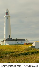 Nash Point Lighthouse In Marcross