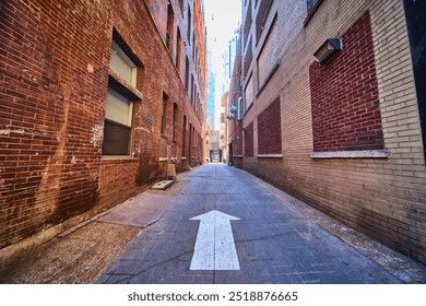 Nashville Printers Alley Urban Exploration Eye-Level Perspective - Powered by Shutterstock