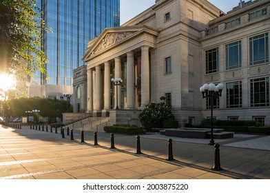 Nashville, Tennessee - 28 June 2021: Schermerhorn Symphony Center In Downtown Nashville