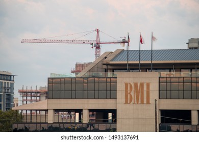 Nashville, Tennessee - 31 August, 2019: BMI Building On Music Row