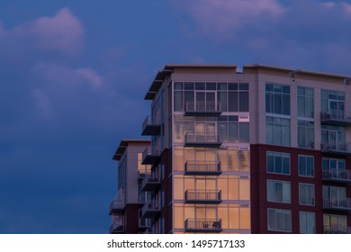 Nashville, Tennessee - 31 August, 2019: Element Music Row Apartment Building