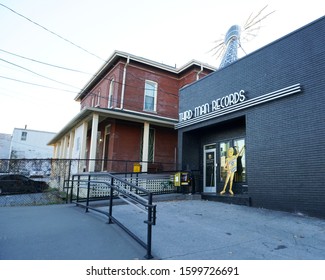 Nashville, Tennessee / USA - 12/11/2019: Outside View Of Jack White's Famous Third Man Records Music Store & Studio In Nashville.                               