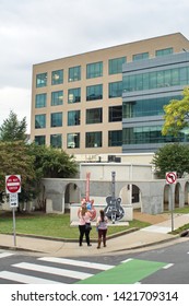 NASHVILLE, TENNESSEE, USA - CIRCA OCTOBER 2018: People In Front Of A Recording Studio On Music Row