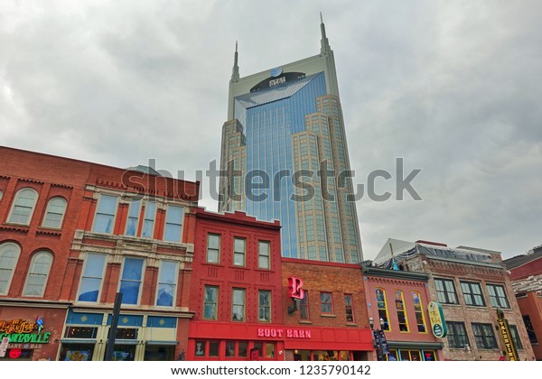 Nashville Tn 27 Oct 2018 View Royalty Free Stock Image