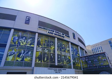 NASHVILLE, TN -31 MAR 2022- View Of The Musicians Hall Of Fame And Museum Located In Nashville, Tennessee.