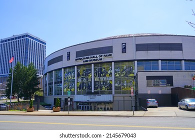 NASHVILLE, TN -31 MAR 2022- View Of The Musicians Hall Of Fame And Museum Located In Nashville, Tennessee.