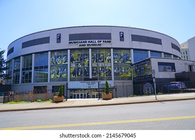 NASHVILLE, TN -31 MAR 2022- View Of The Musicians Hall Of Fame And Museum Located In Nashville, Tennessee.