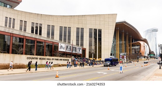 Nashville, TN - March 5, 2022: The Country Music Hall Of Fame And Museum