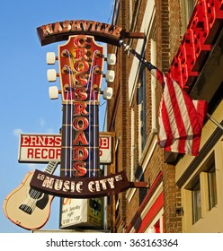 Nashville, TN USA - 06/01/2014 - The District - Music City Downtown In Vintage - Nashville, TN

