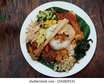 Nasi Campur Bali Food Bali Isolated Stock Photo (Edit Now) 1541829131