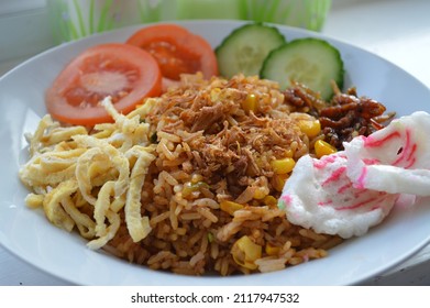 Nasi Goreng Fried Rice Indonesian Traditional Stock Photo 2117947532