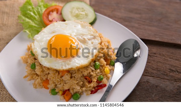 Nasi Goreng Fried Rice Traditional Indonesian Stock Photo (Edit Now ...