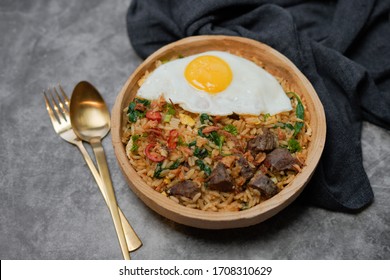 Nasi Goreng Rendang/Fried Rice with beef rendang 