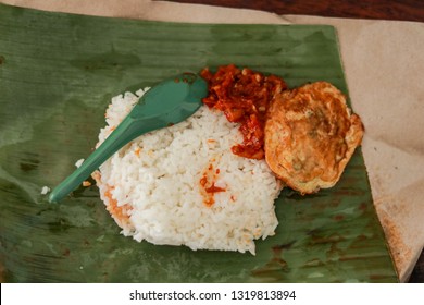 Nasi Kucing Telor Street Food From Yogyakarta Indonesia