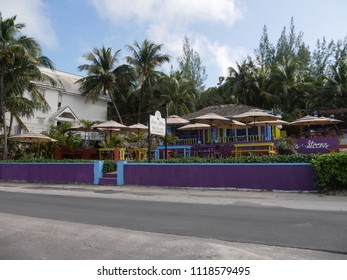 NASSAU, BAHAMAS—JANUARY 2018: Seaside Fastfood And Restaurant In Nassau,Bahamas.