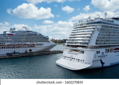 NASSAU, BAHAMAS - December 14, 2018: The Bahamas Was Pounded By 185 Mph Winds From Category 5 Dorian, Which Stayed Stationary Over The Islands For Days, But The Tourism Industry Has Come Back Strong.