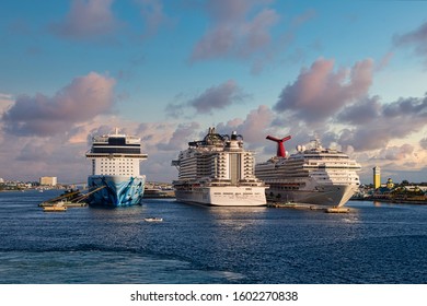 NASSAU, BAHAMAS - December 14, 2018: The Bahamas Was Pounded By 185 Mph Winds From Category 5 Dorian, Which Stayed Stationary Over The Islands For Days, But The Tourism Industry Has Come Back Strong.