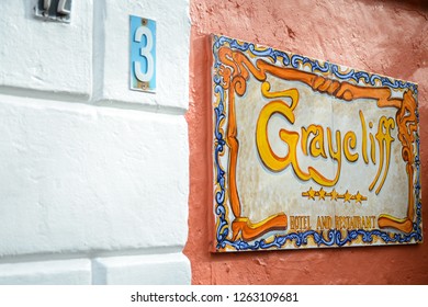 Nassau, Bahamas - MAY 1, 2018: Graycliff Hotel And Restaurant In Downtown Of Nassau