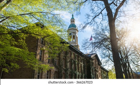 Nassau Hall In Princeton University, USA.