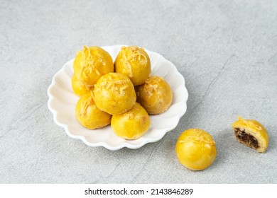 Nastar, Nastar Cookies with pineapple jam inside. Familiar during the month of Ramadan and Eid Fitri. Copy space.
 - Shutterstock ID 2143846289