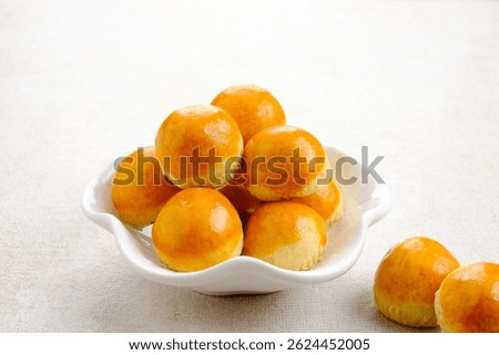 Nastar Cookies with pineapple jam inside. Familiar during the month of Ramadan and Idul Fitri. 
