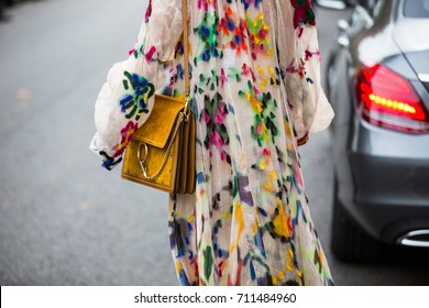 Natalie Wu October 1, 2016 Before Chloe Show During Paris Fashion Week, Street Style