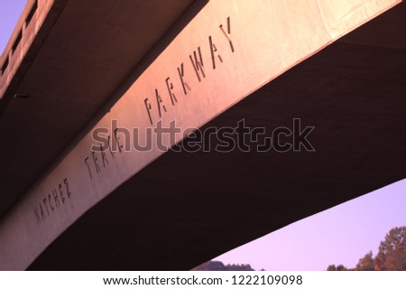 Natchez Trace Parkway - overpass