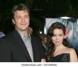 Nathan Fillion  And  With Summer Glau At The Serenity Premiere City Walk Universal City, CA September 22, 2005