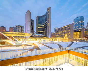 Nathan Phillips Square in Toronto, Canada - Powered by Shutterstock