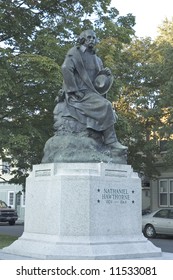 Nathaniel Hawthorne Sculpture In Salem, Mass