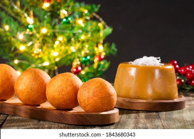 Buñuelo And Natilla Colombian Cuisine - Christmas Tradition