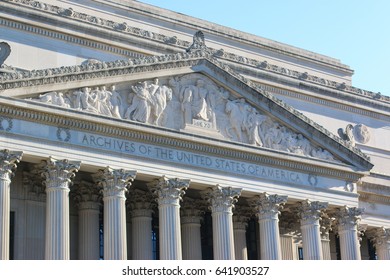 The National Archives In Washington, DC