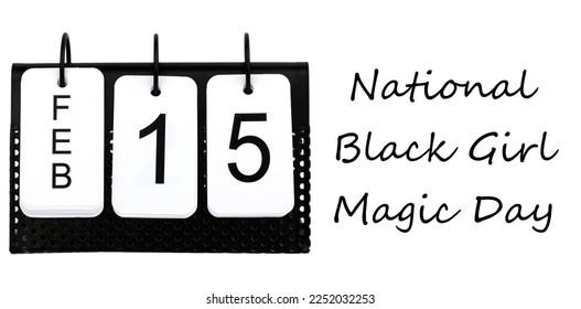 National Black Girl Magic Day - February 15 - USA Holiday - Shutterstock ID 2252032253