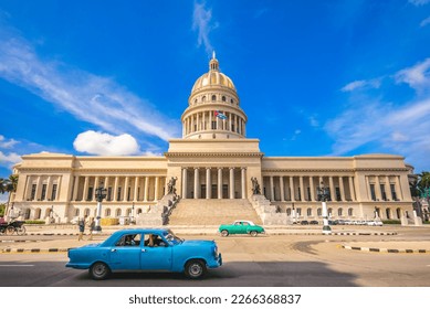 National Capitol Building and vintage in havana, cuba - Powered by Shutterstock