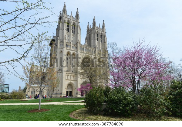 National Cathedral in\
Washington DC USA